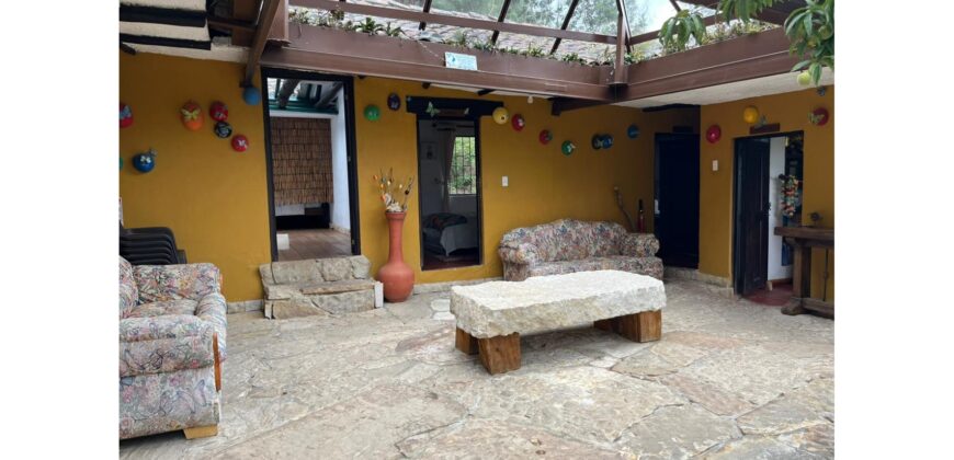 Hacienda de 7 hectareas con Hotel y zona de Glamping en Suesca Cundinamarca